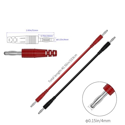 4mm Banana PlugTest Leads Kit Digital Electrical Test Probes Set Fully 13pcs