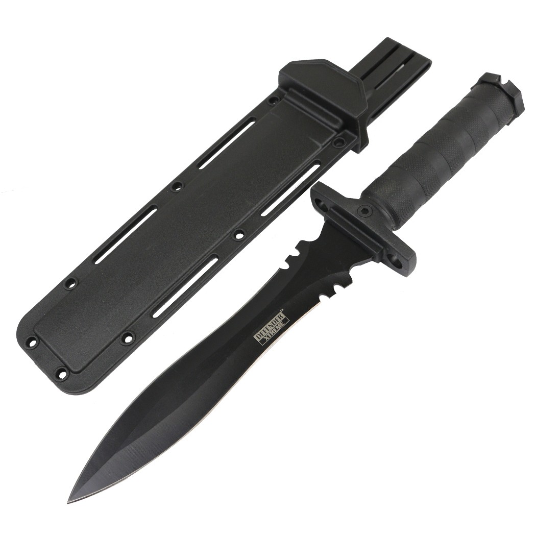 Defender-Xtreme 14.5"" Tactical Hunting Knife ABS Handle Stainless Steel Knives