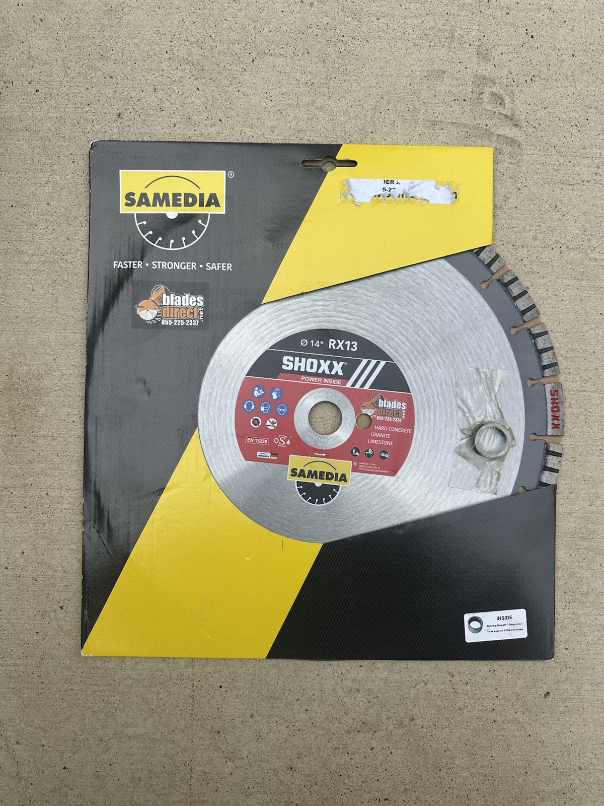 14 INCH CONCRETE STONE DIAMOND SAW BLADE RX13 New