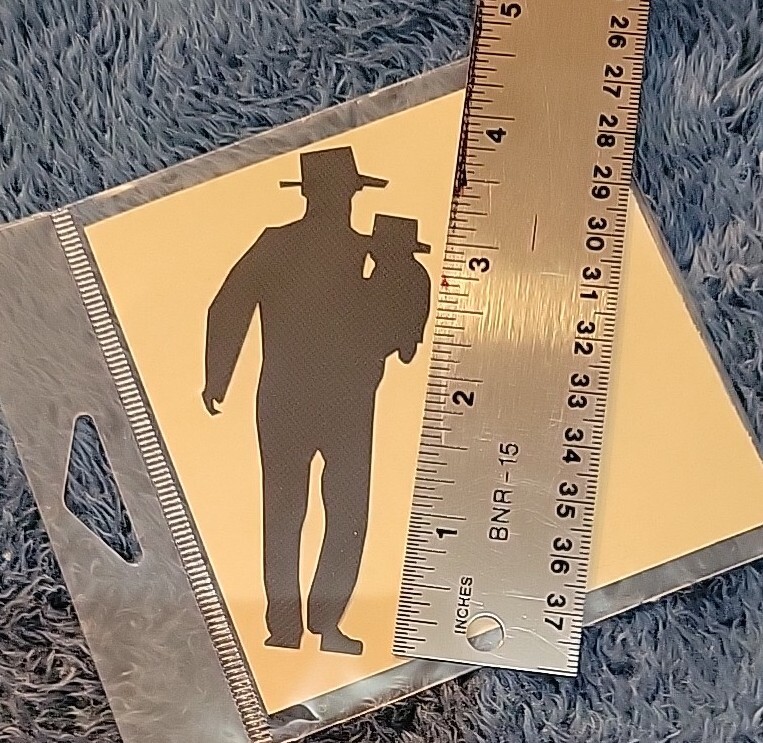 Scrapbooking LASER Die CUT Amish Man Child Walnut Sugar Creek Berlin Millersburg