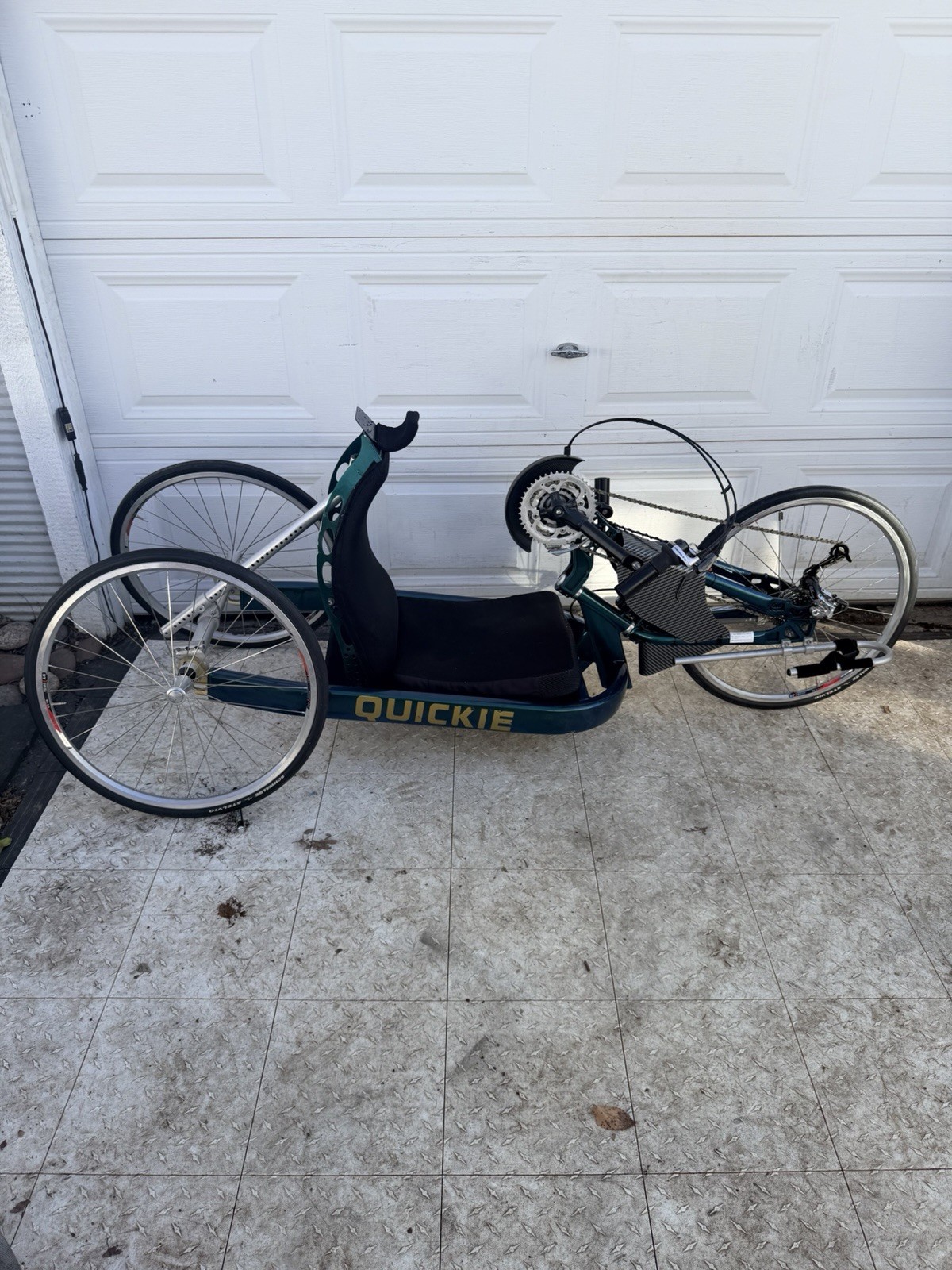 17” W Seat Quickie Shark handcycle 27 speed Hand Cycle