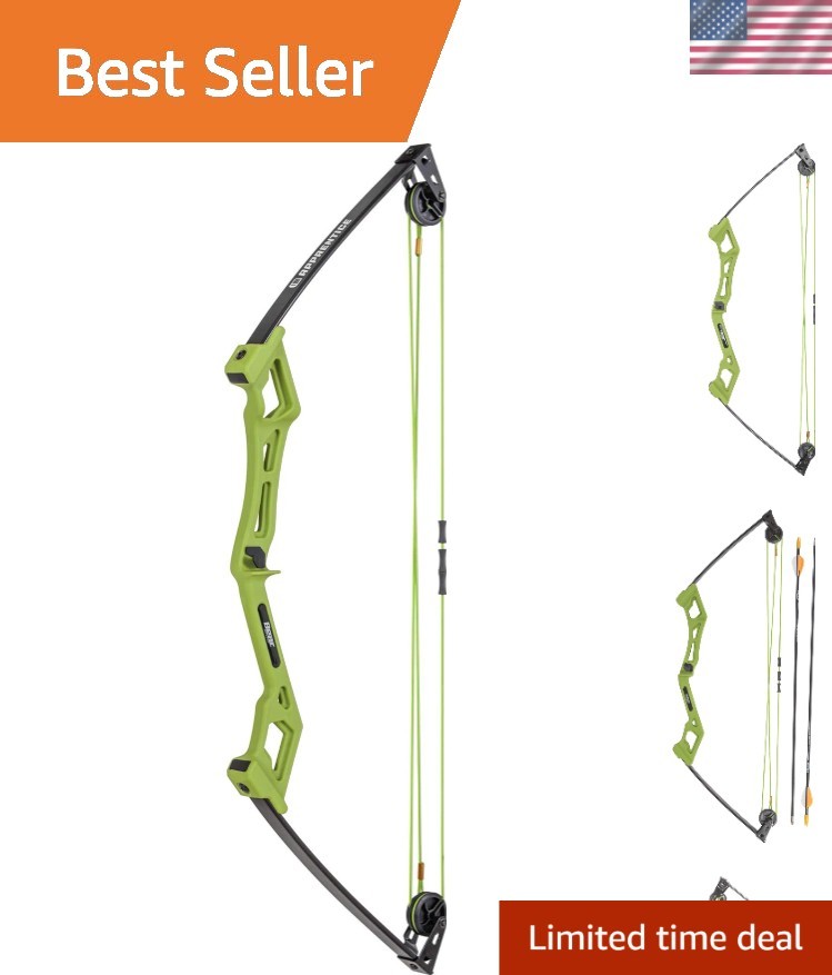 Beginner-Friendly Apprentice Archery Set: 24-inch Draw Length for Young Archers