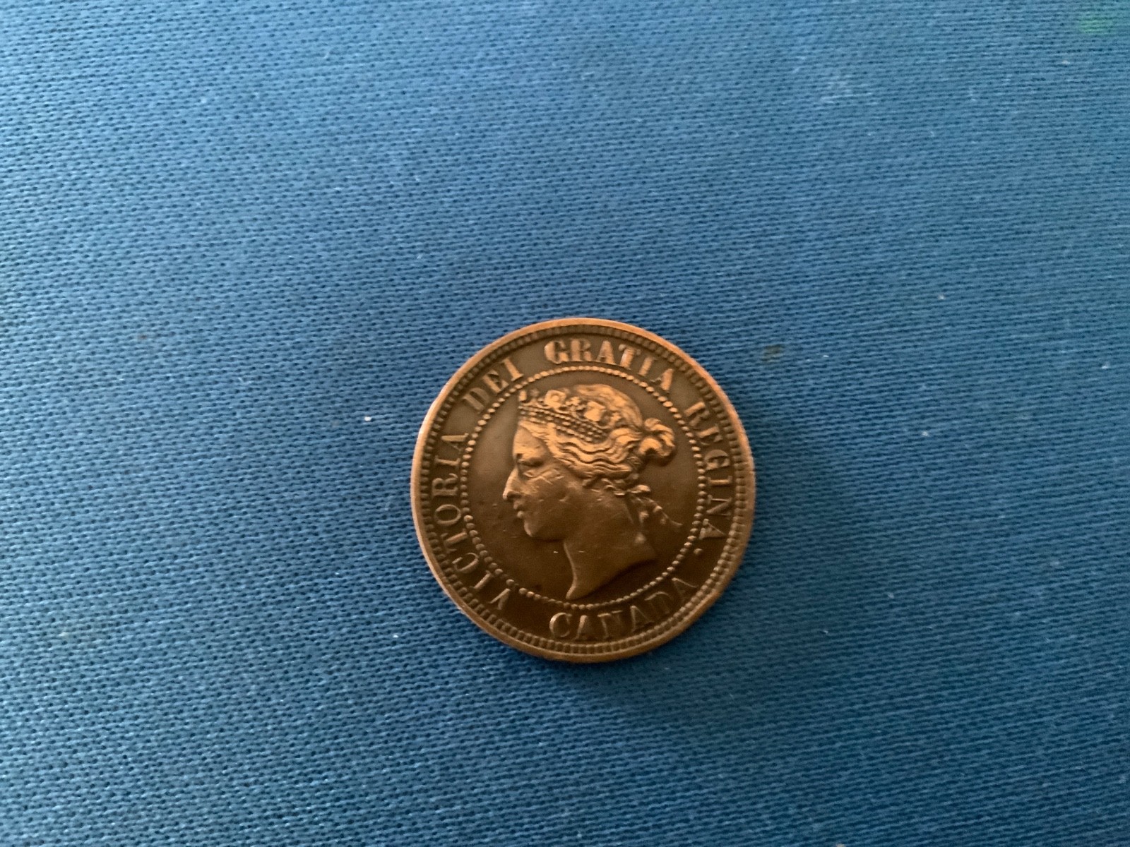 CANADA ONE CENT COIN QUEEN VICTORIA 1886