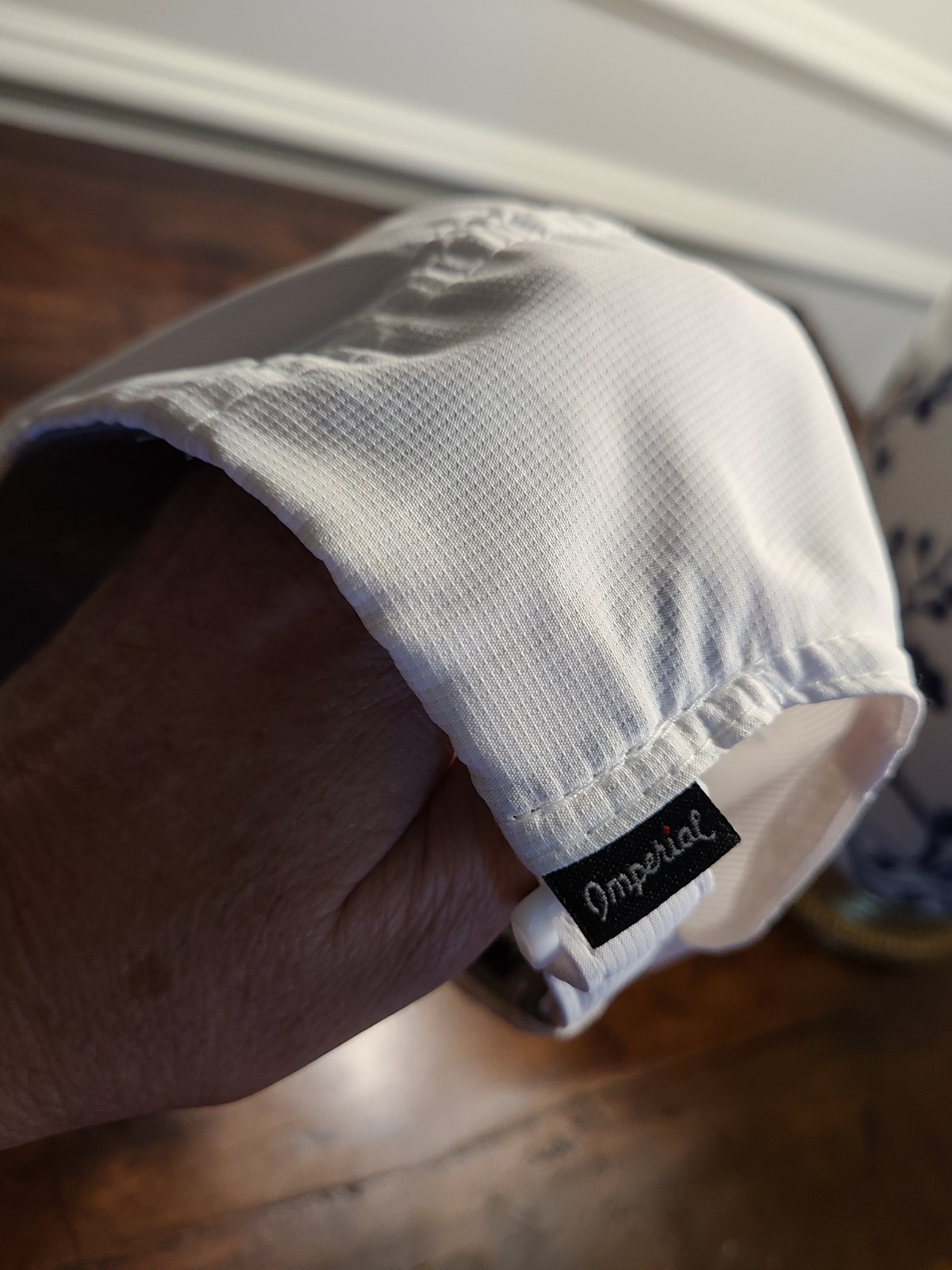 Imperial Golf Hat True Fit UPF 50+ Adjustable White 100% polyester "Dupun"
