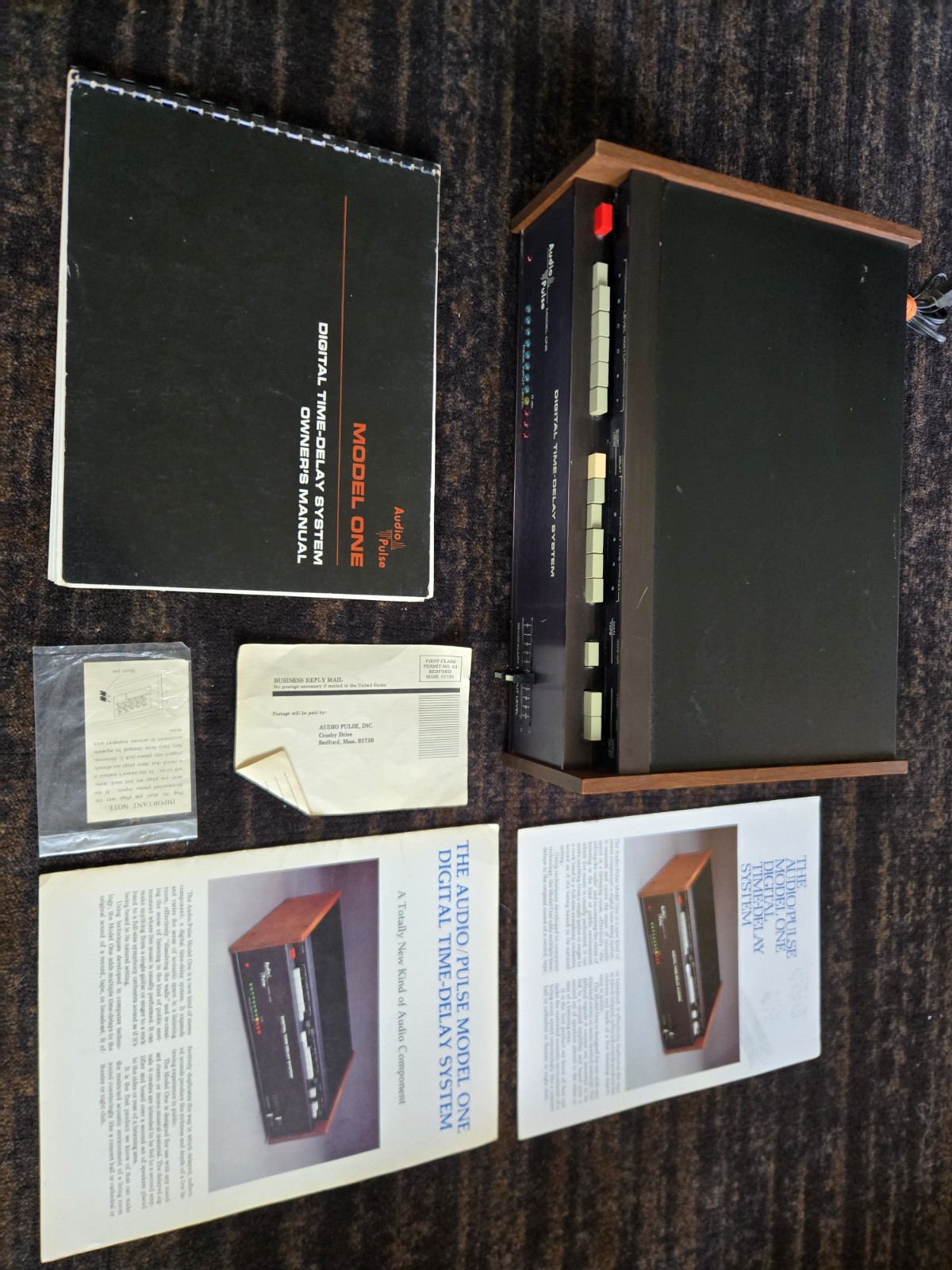Audio Pulse Model One Digital Time Delay System Vintage 1970s