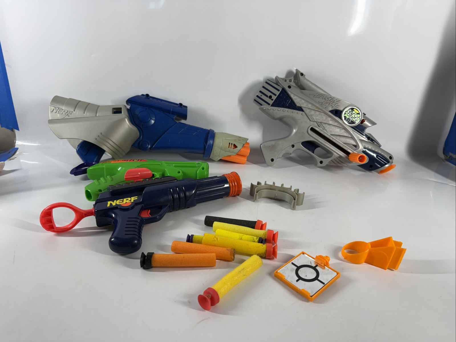 Vintage 90s Nerf Gun Lot All Tested & Working- Ratchet Blast, Super Shot, More