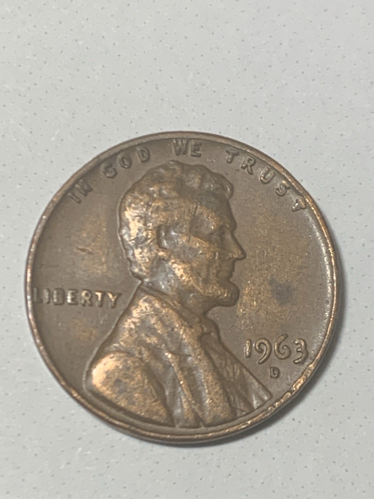 1963-D Lincoln Memorial Cent Penny Denver Mint 3574N