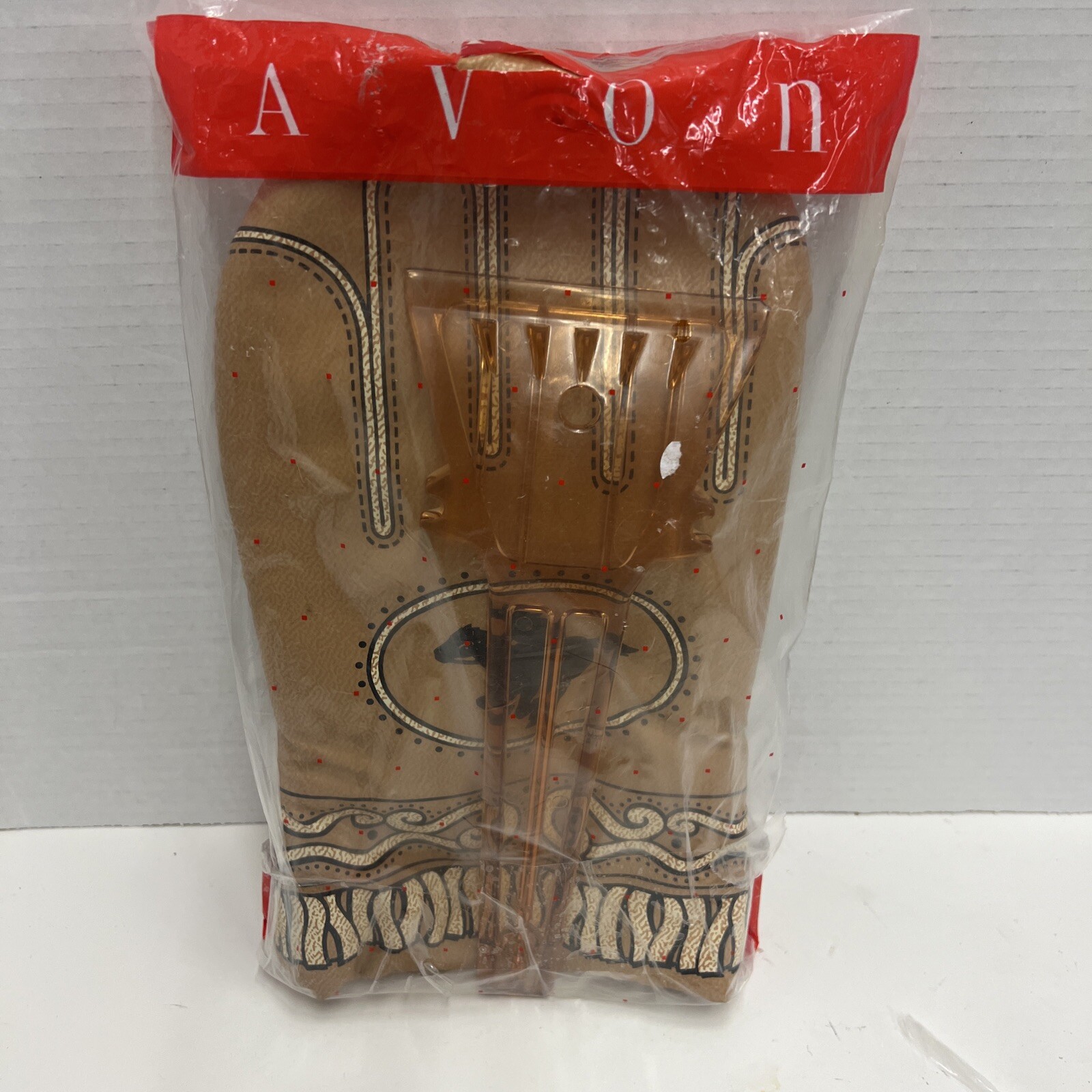 Vtg Avon Wild West Ice Scraper & Glove 2 Piece Set Gift Yellowstone Cowboy NOS