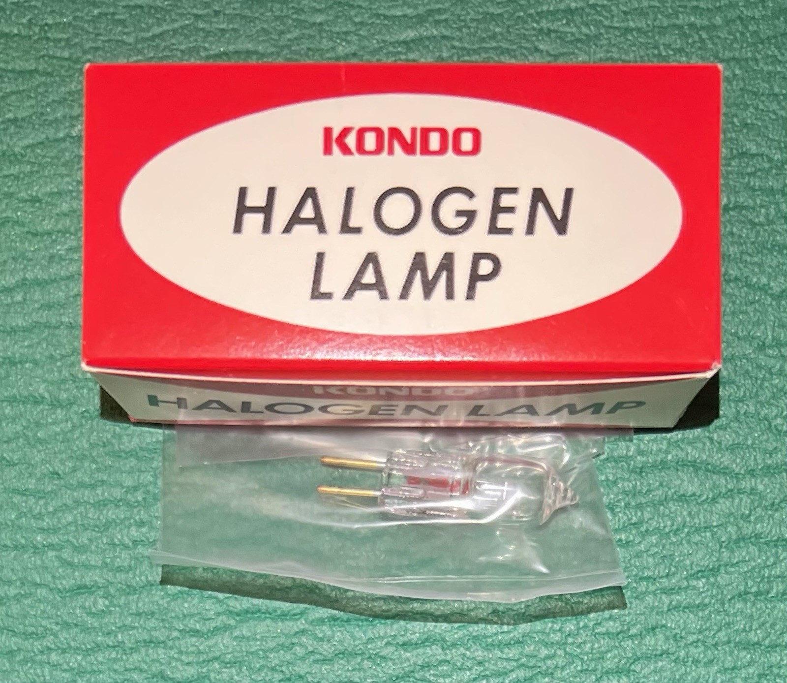 Vintage KONDO Halogen Lamp JC12V-100W, RARE