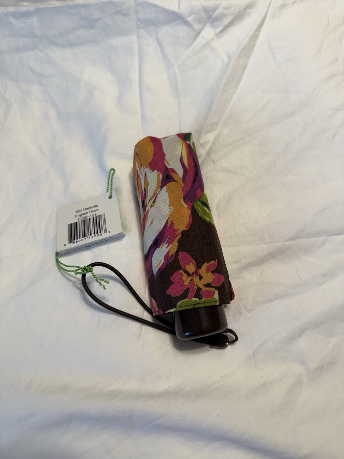 NWT Vera Bradley English Rose Mini Umbrella Retired Pattern