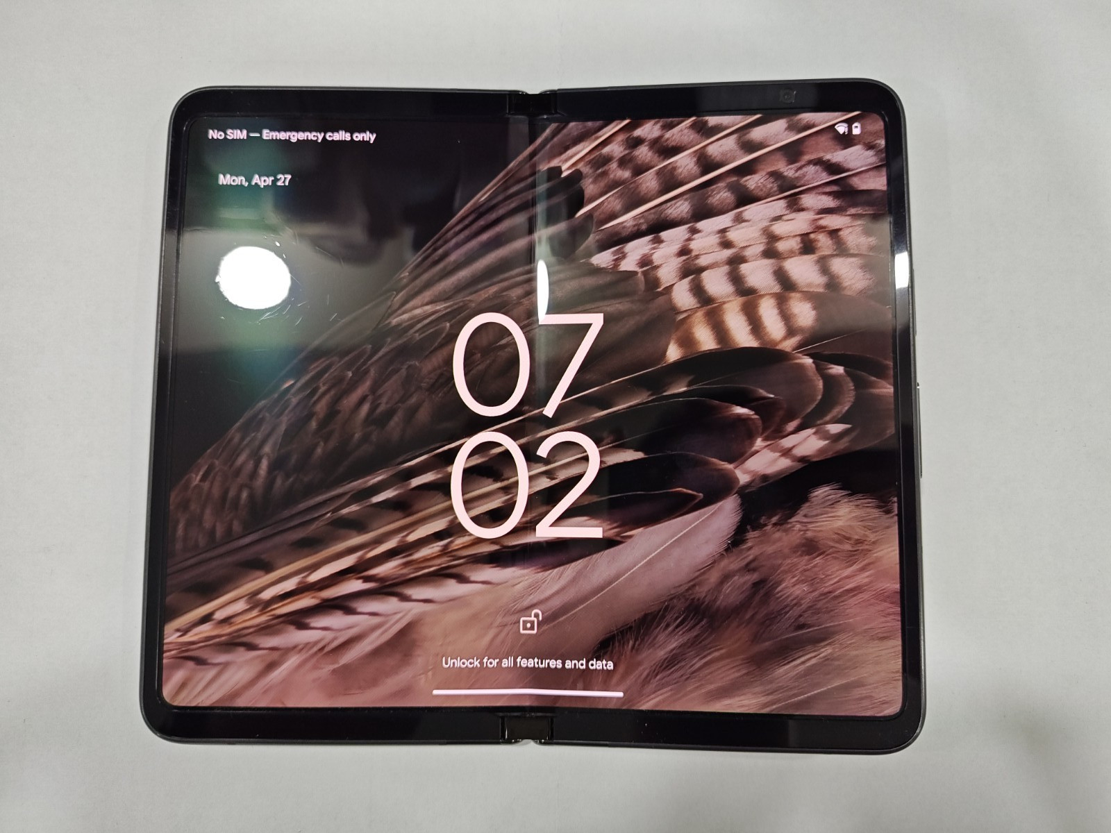Display For Google Pixel Fold OEM Whit Frame 100% Tested Only the display