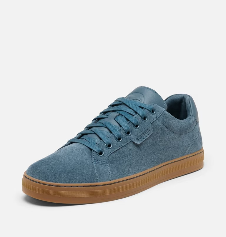 Sorel CYPRUS™ LX Men's Sneaker Comfort and Lightweight Honey Uniform Blue/Gum 2