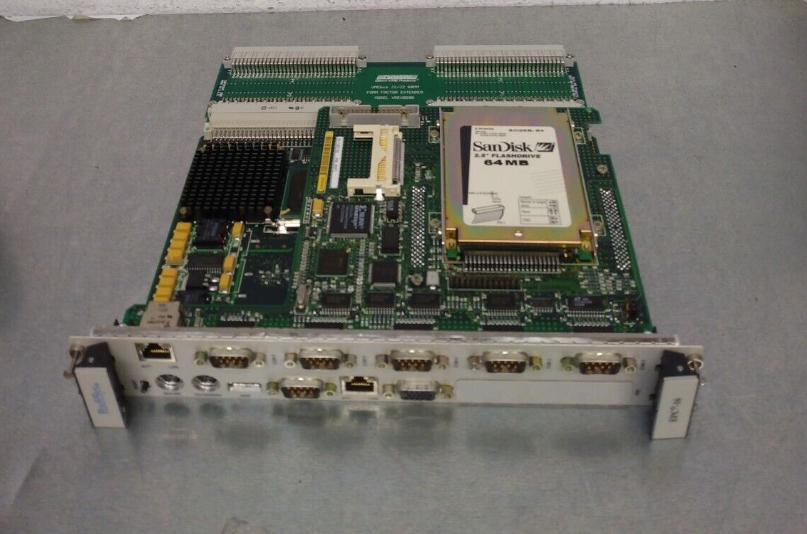 Radisys EPC-16 068-01260-0006 CPU W/ VMEXB60D EMBEDDED CONTROLLER + FLASH CARD