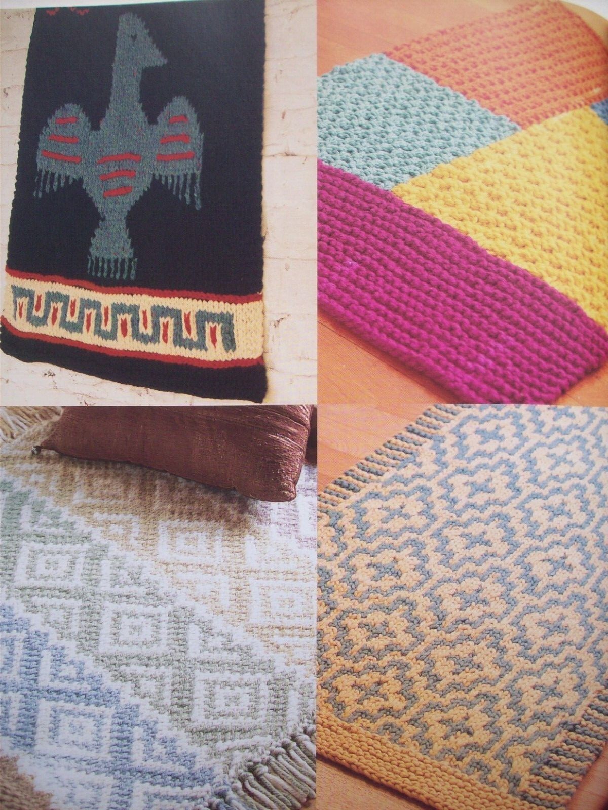 The knitted rug 21 designs for knitting home decor
