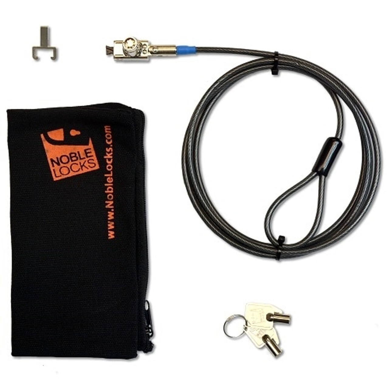 Noble Compact T-Bar Lock with Barrel Key for Lenovo, LG, MSI and Samsung NG04T