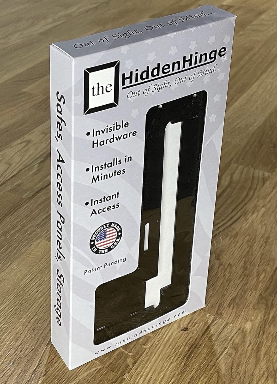 Hidden Hinge - UNDETECTABLE Designed for mounting a Over Wall Safe