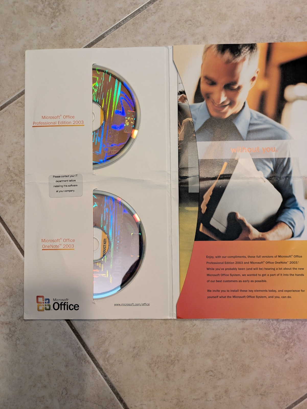 microsoft office Professional Edition 2003 / OneNote 2003 with Product Key