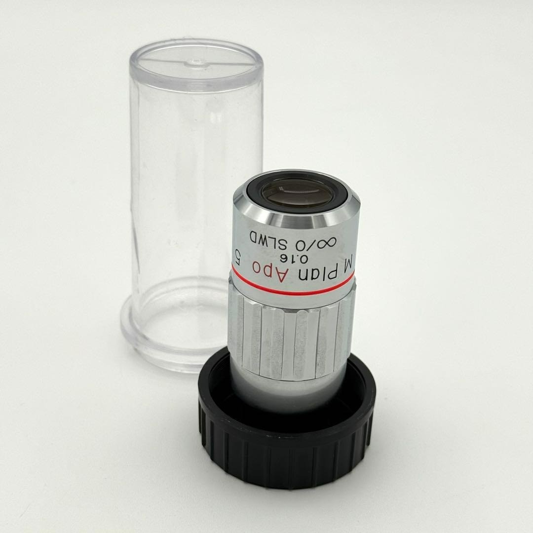 Mitutoyo M Plan Apo 5x 0.16 ∞/0 SLWD Microscope Objective Lens