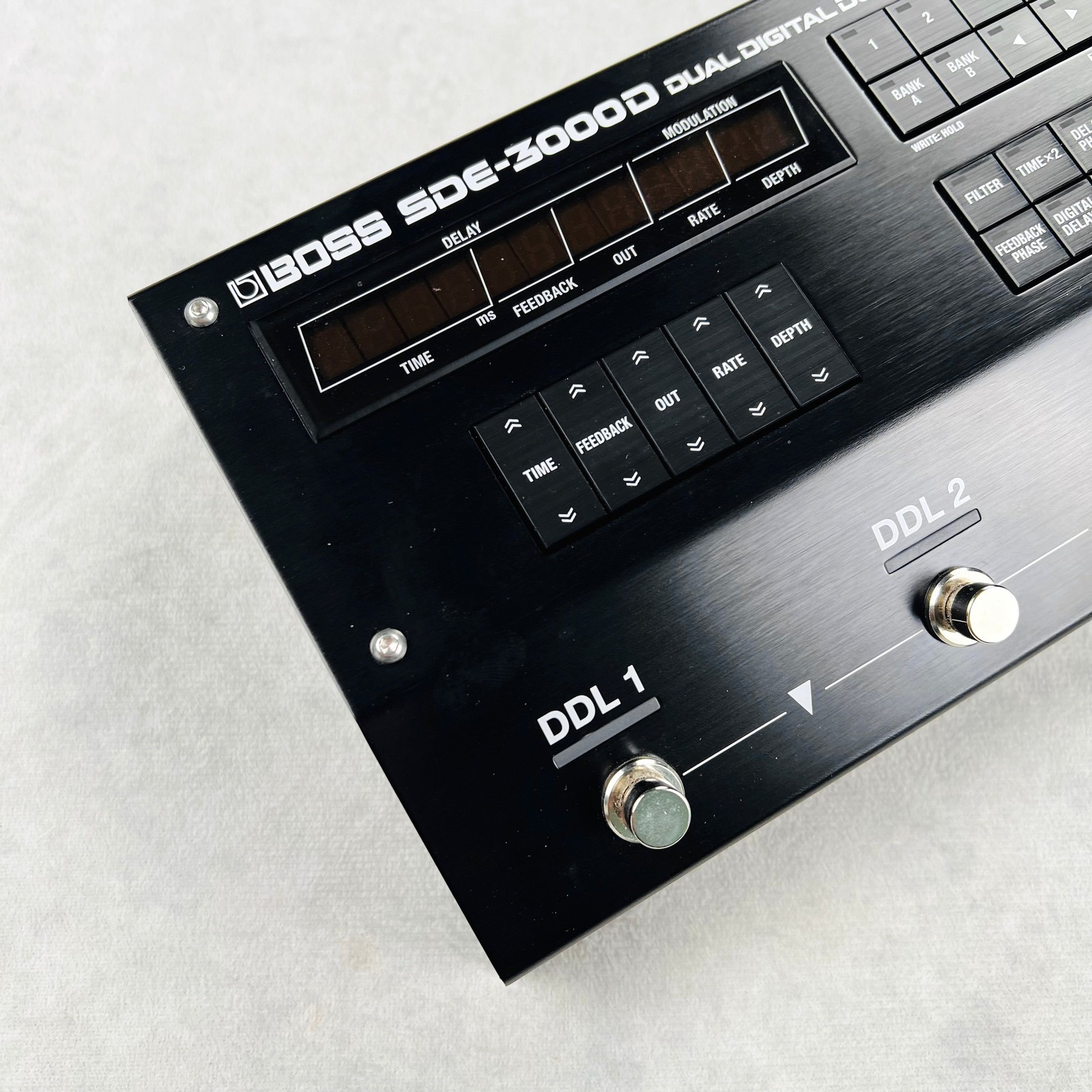 Boss SDE-3000D Dual Digital Delay Pedal 2020s - Black