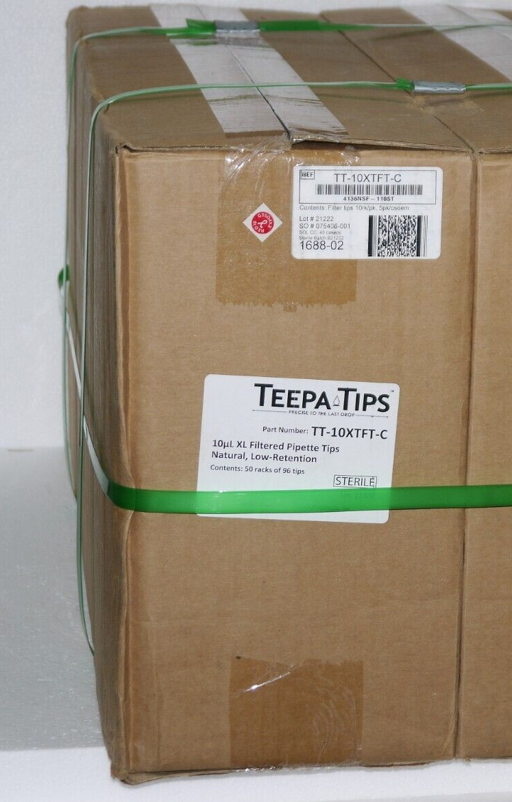 Teepa Tip TT-10XTFT-C 10µl XL Extended Low-Retention Filter Pipette Tip New