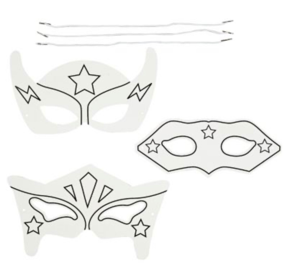 Oriental Trading Superhero Paper Masks with Elastic 12pc