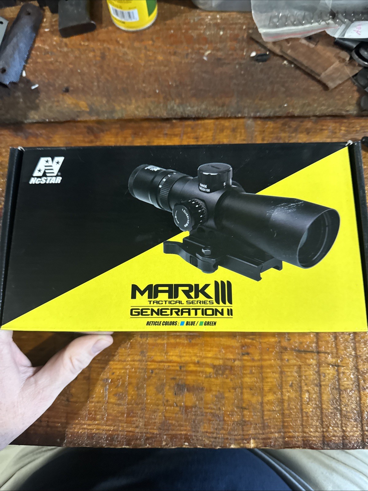 NcSTAR Tactical Mark III Gen-2 Scope 3-9x42 P4 w/ QR Mount Sight Scope BLK