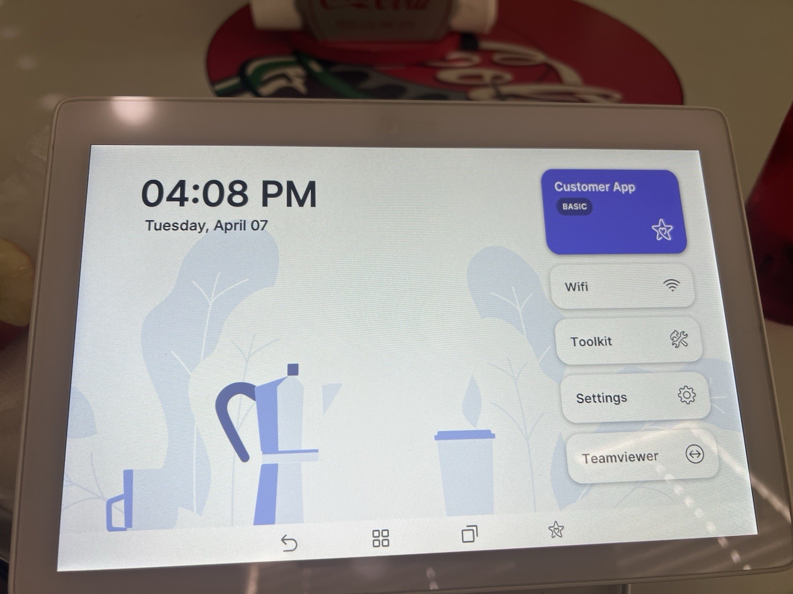 SumUp POS Customer Touchscreen Terminal White - No Card Reader