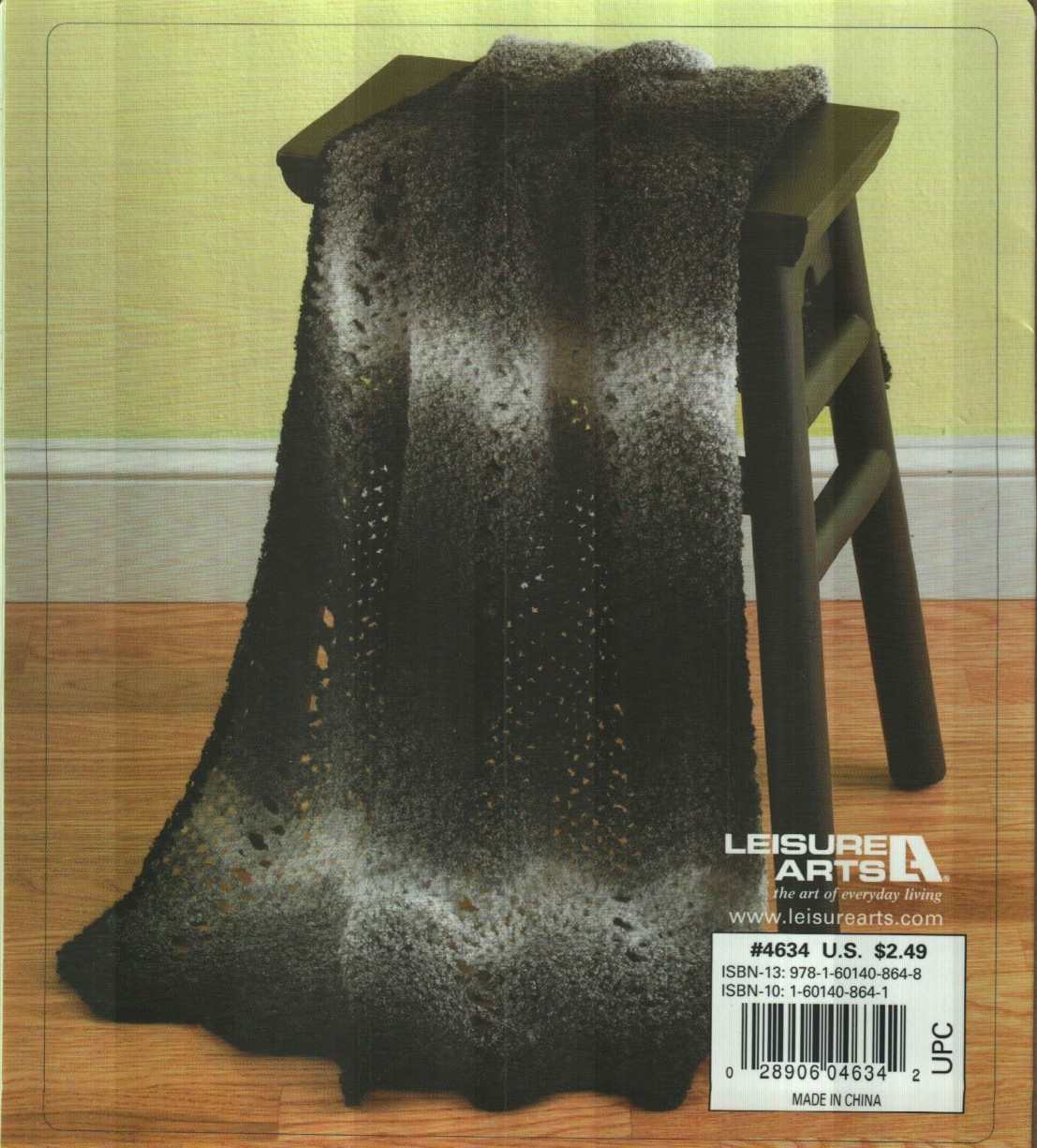 NEW SENSATIONS AFGHANS 2 LAP-SIZE DESIGNS DIGEST SIZE CROCHET PATTERN LEAFLET