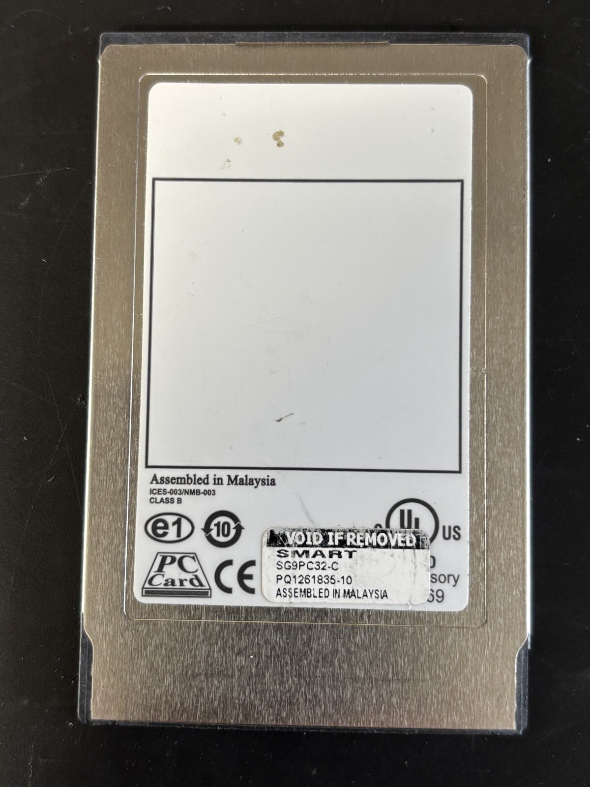 Smart Modular Technologies ATA PC Card 32KB SG9PC32-C