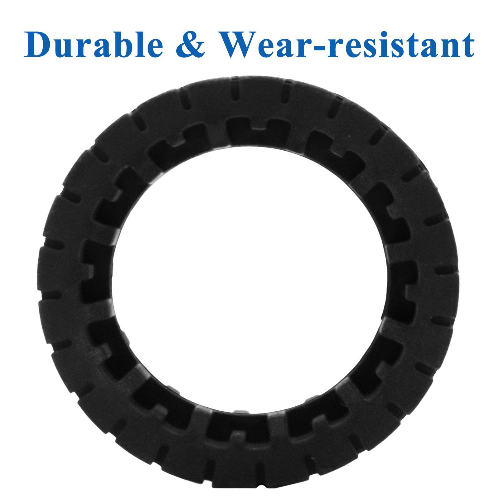 2PCS Durable Replacement Rubber Wheel Tires Cover For iRobot Braava Jet M6 d