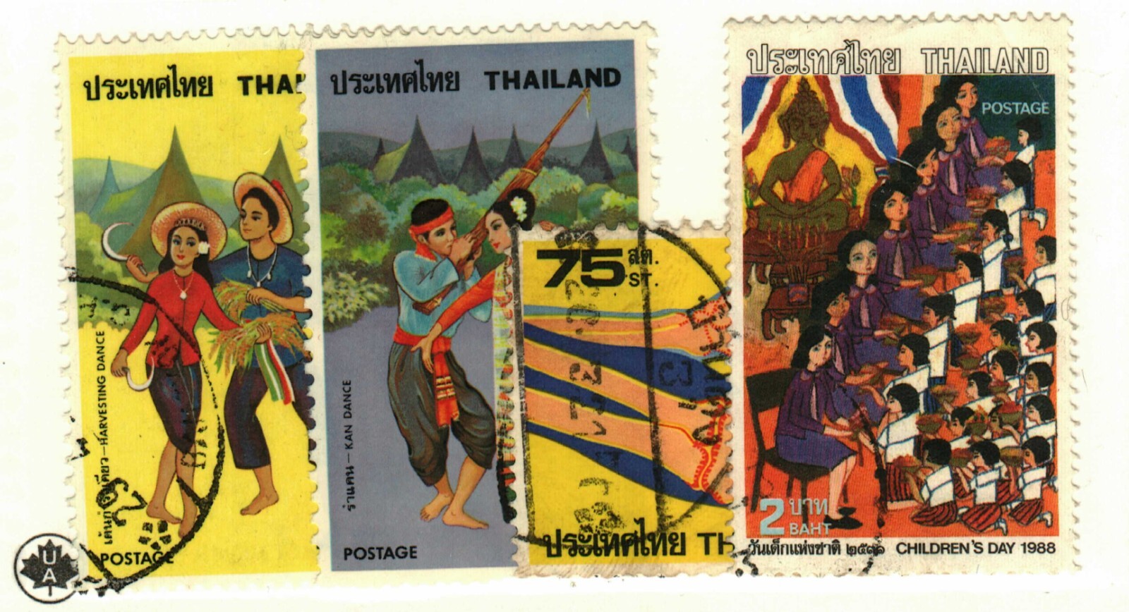 Thailand #824-5, 833, 1213 used