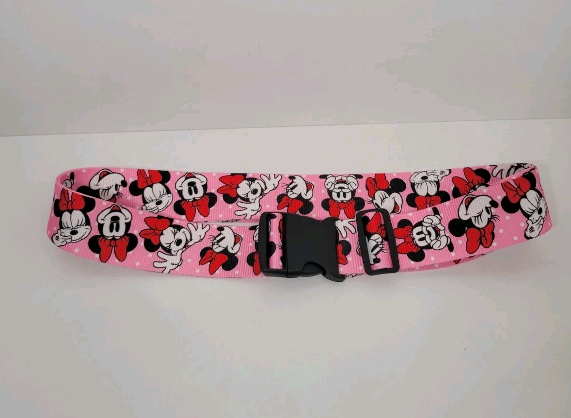 Disney Minnie Mouse Pink Luggage Strap