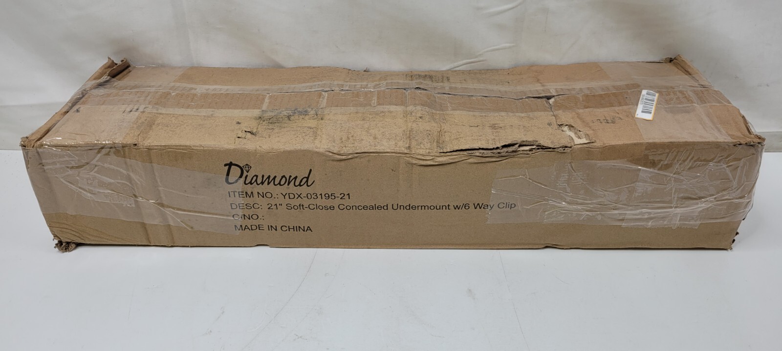 (6 Pairs) 21" Inch Undermount Soft Close Drawer Slides Rails Concealed