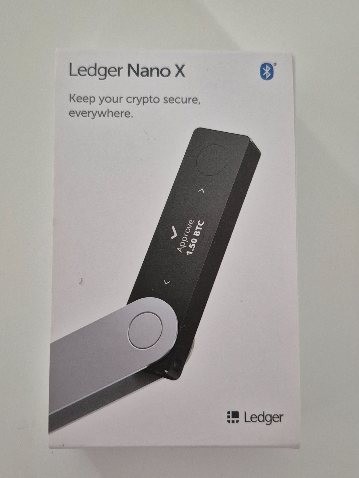 crypto Ledger Nano X wallet digital usb bluetooth