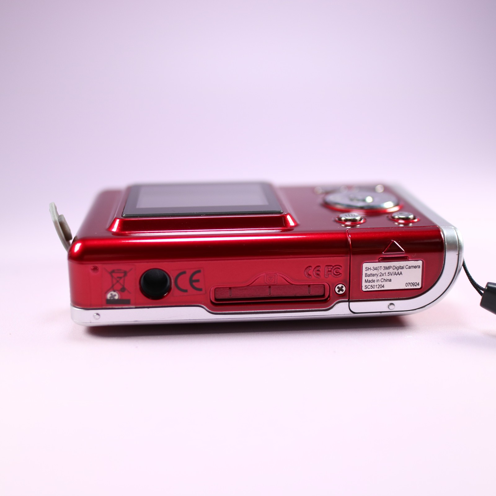 Technika SH-340T 3.1MP Compact Digital Camera Red Tested