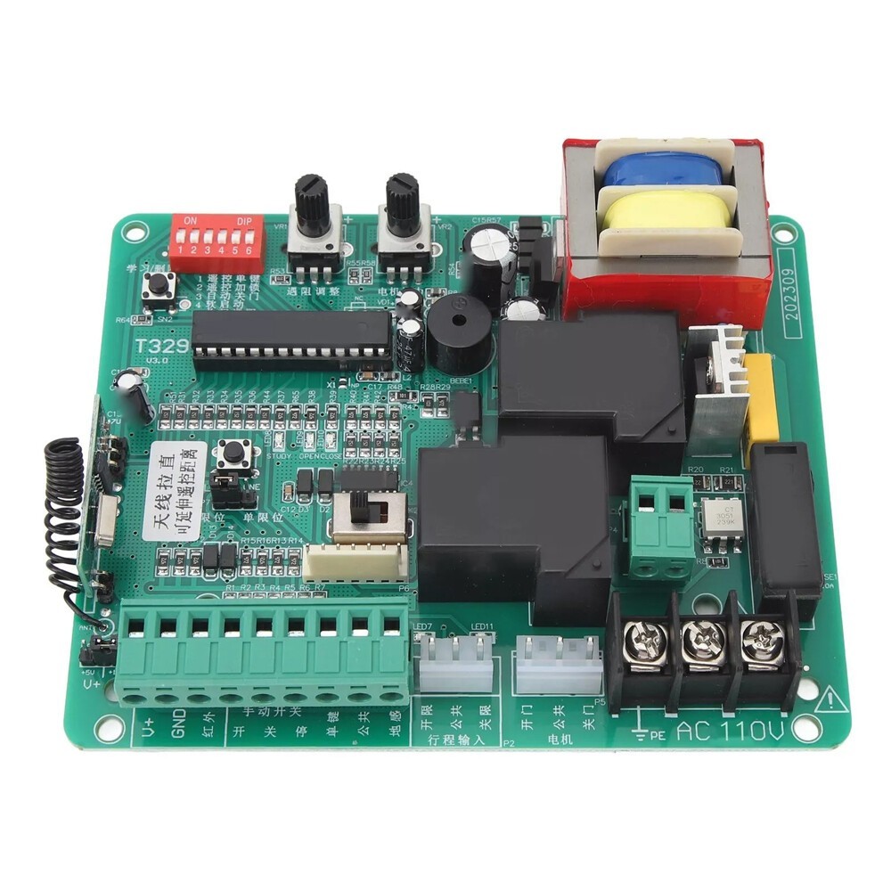 Circuit Control Board For Sliding Gate Opener Main Electronic Control