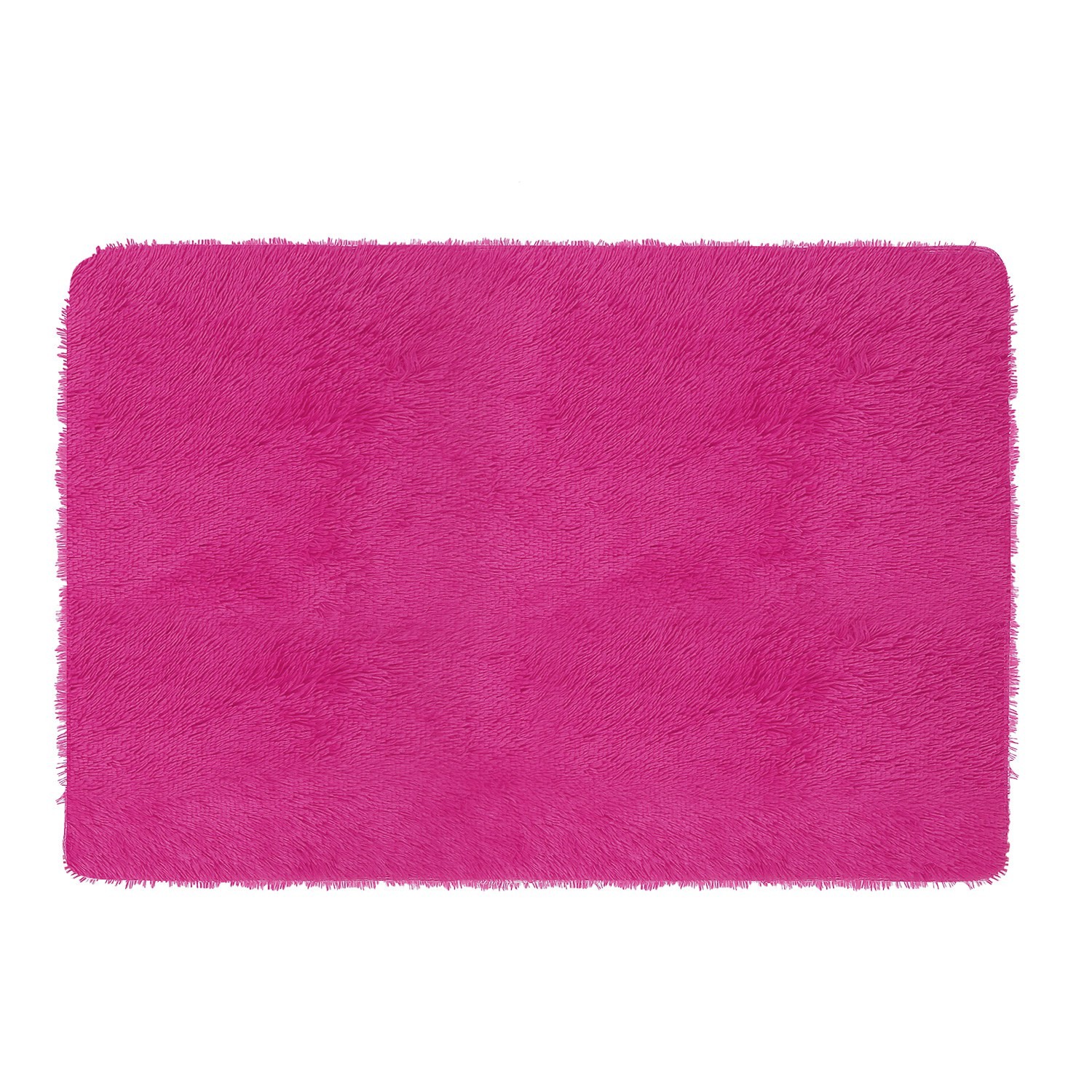 Fluffy Bedroom Rug 4’ x 2.6’ Anti-Skid Shaggy Area Rug Decorative Floor Carpet