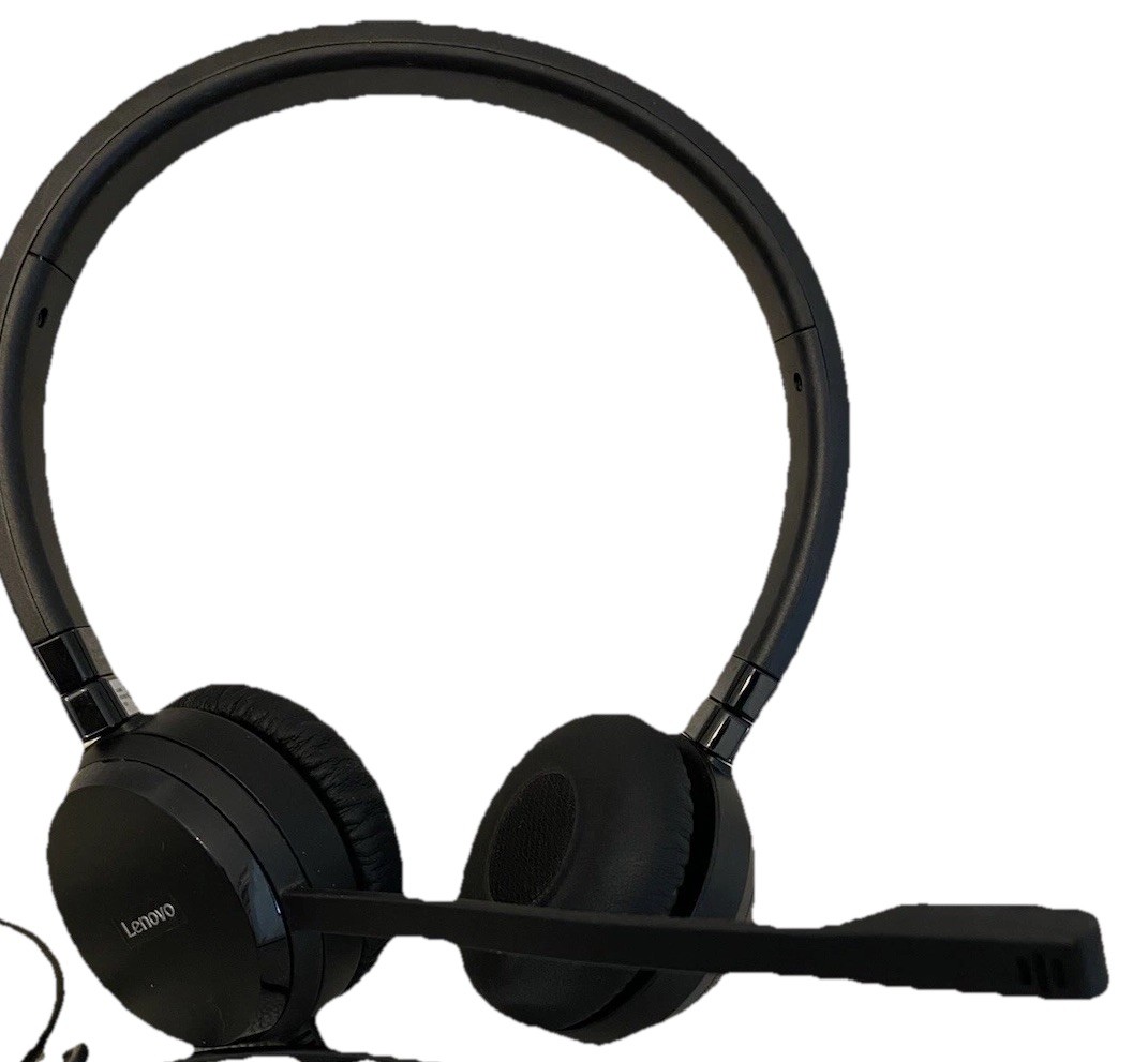 Lenovo Pro Wired Stereo VoIP Headset with Control Unit, Case, & Box Jabra