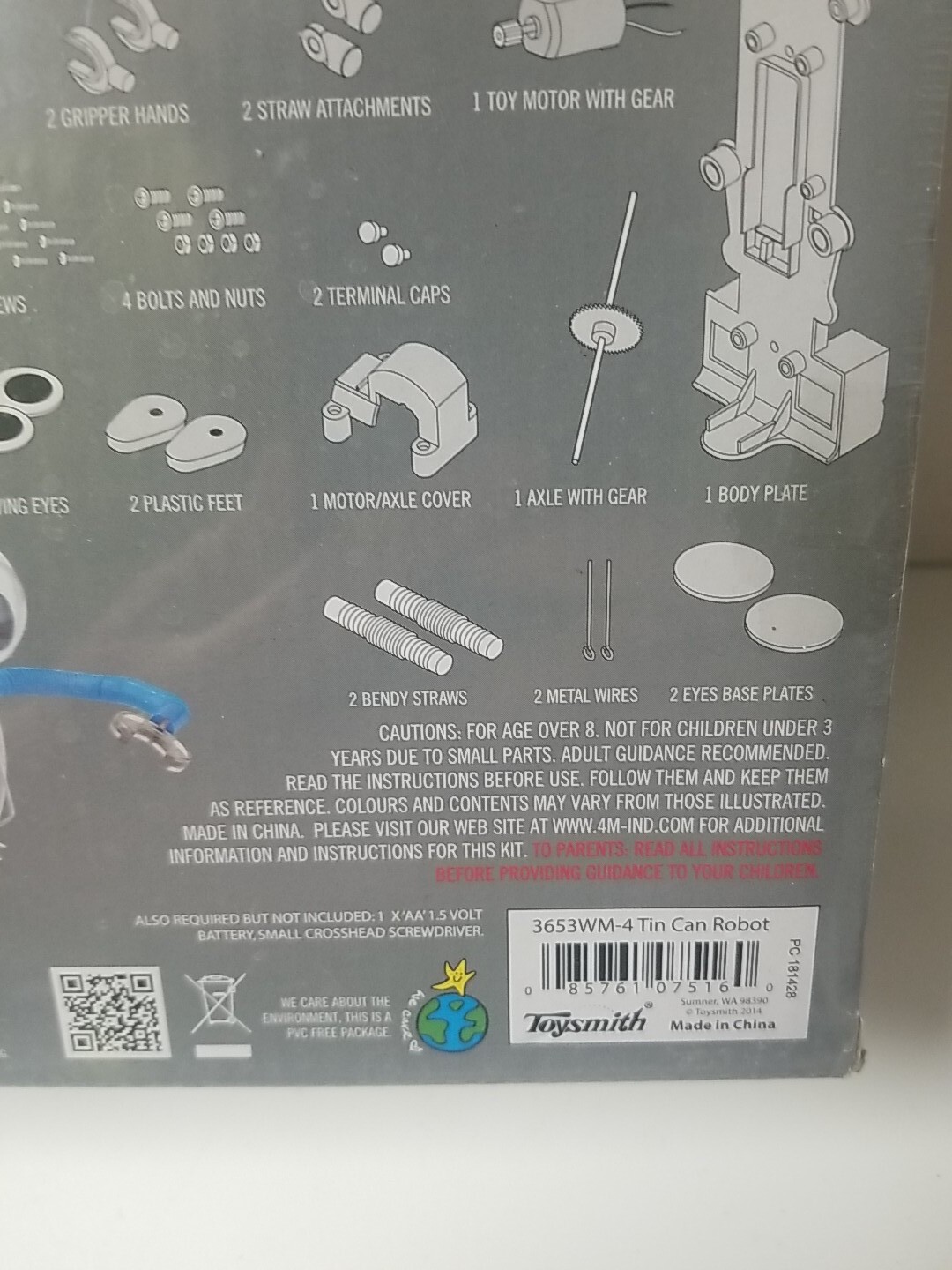 Green Science 4M TIN CAN ROBOT