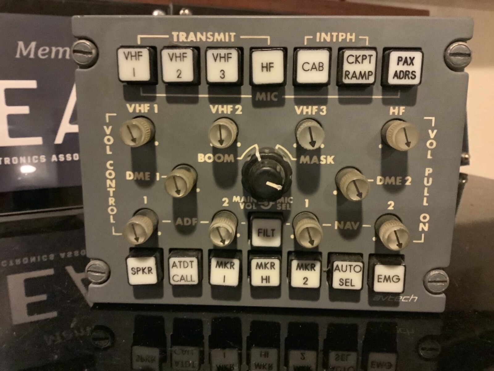 AUDIO PANEL, 509111, 5091-1-1, as removed