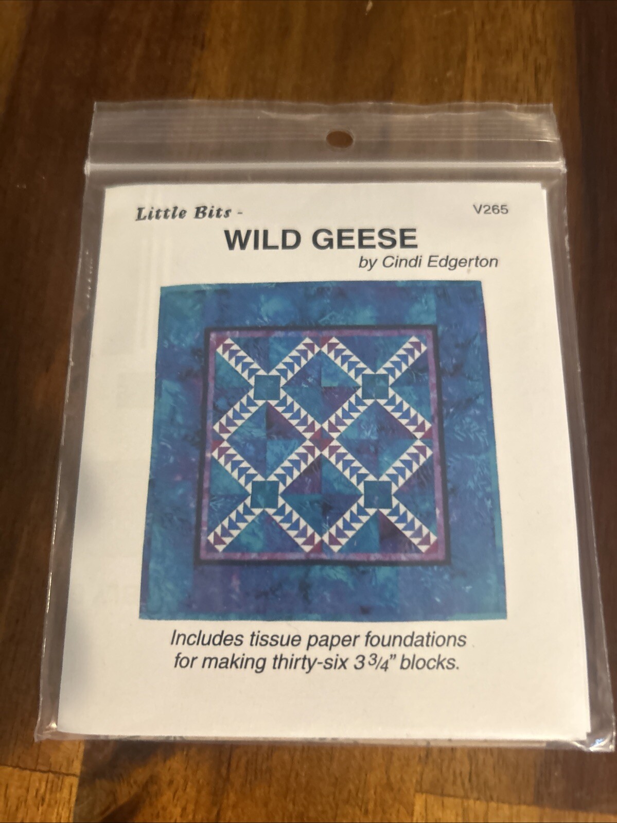 Wild Geese Quilt Pattern Little Bits V265