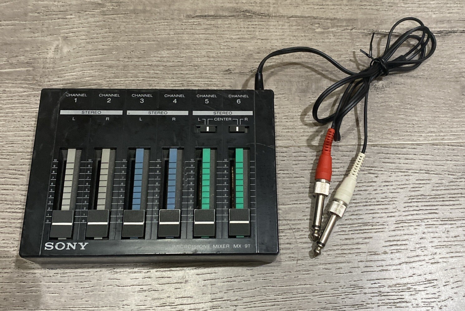 Sony 6 Channel Portable Stereo Microphone Mixer MX-9T