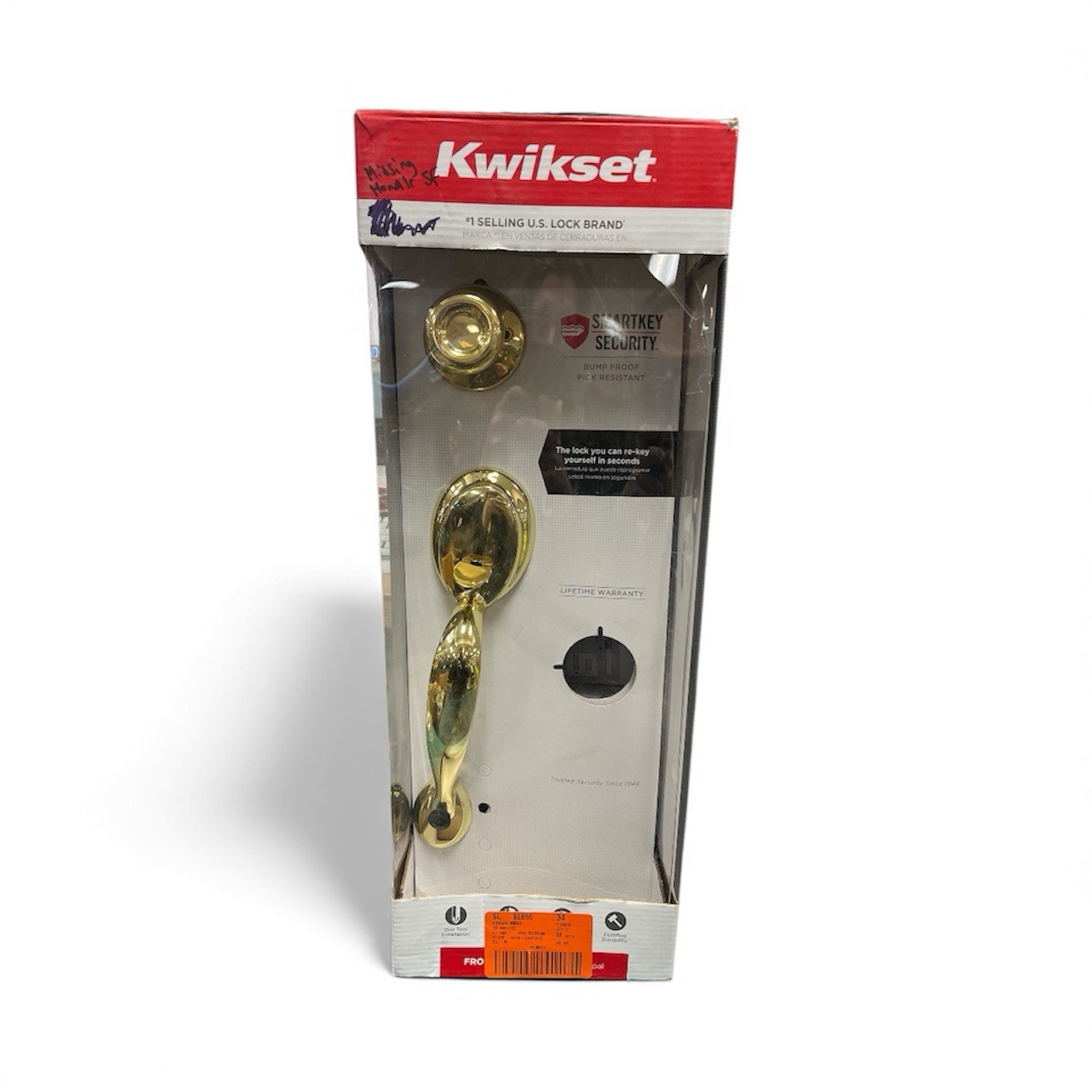 Kwikset 687DAXT 3 SMT CP Single Cylinder