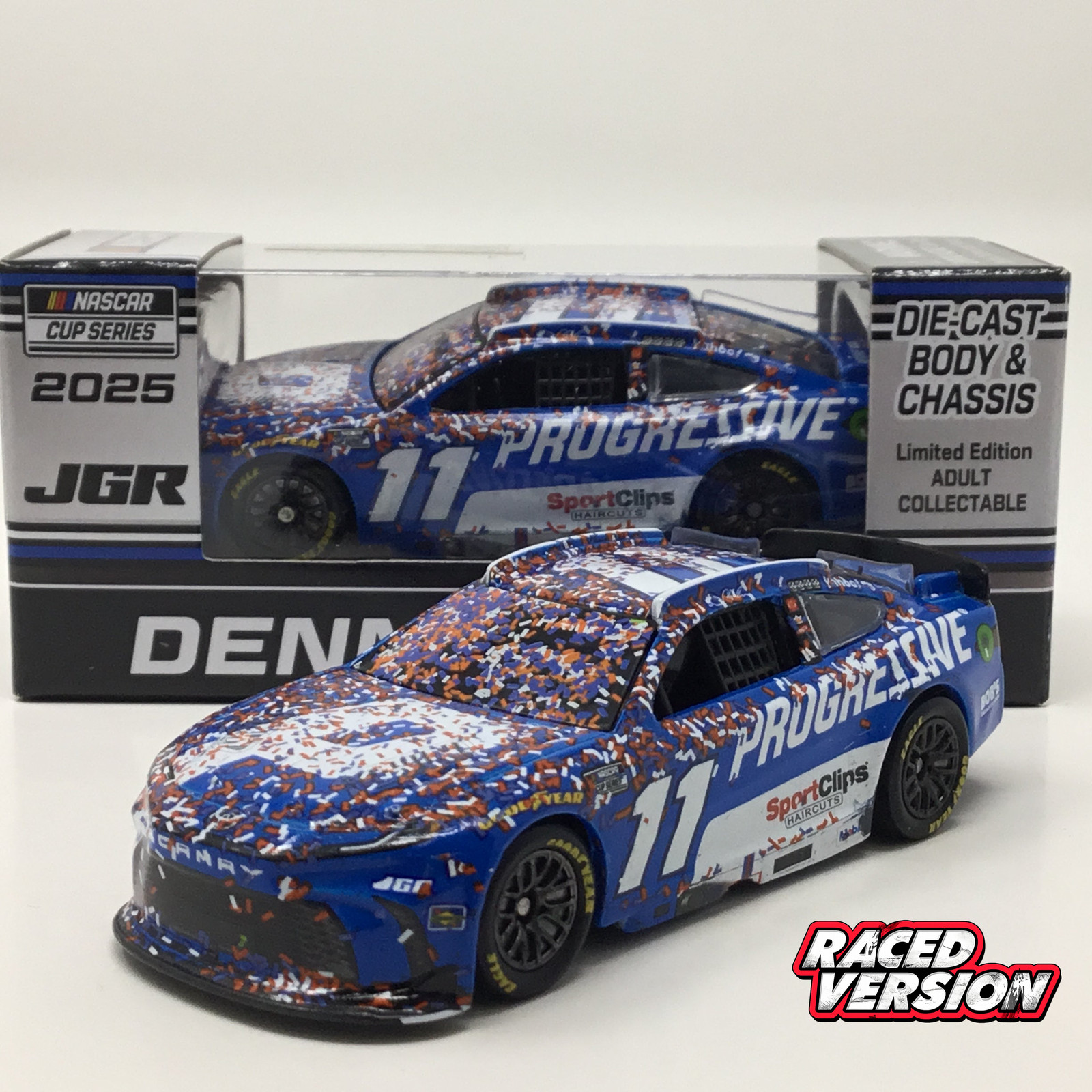 Denny Hamlin 2025 Progressive Dover Race Win 1:64 Diecast