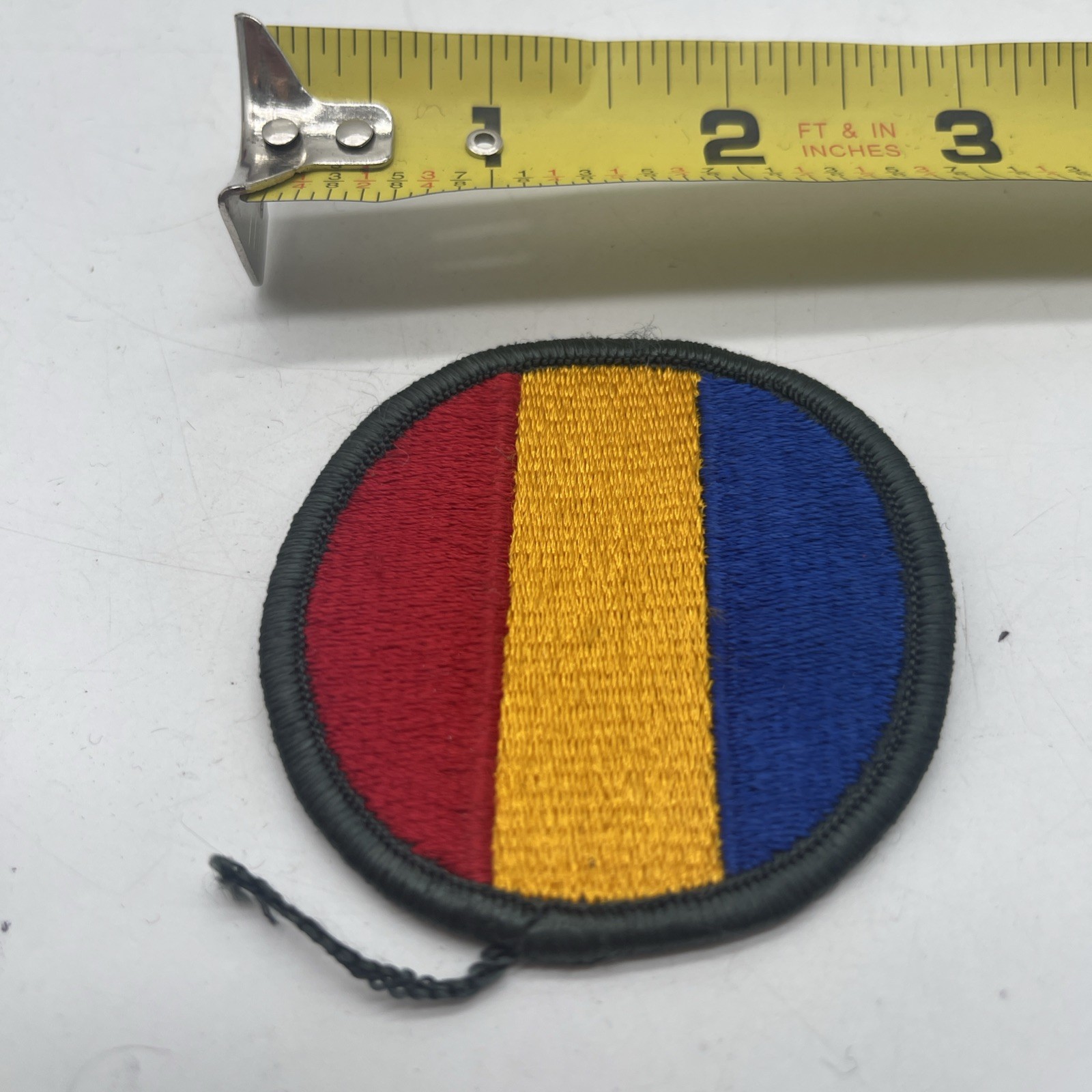 U.S. Military Army Training Doctrine Command Patch 2.25” Red Yellow Blue