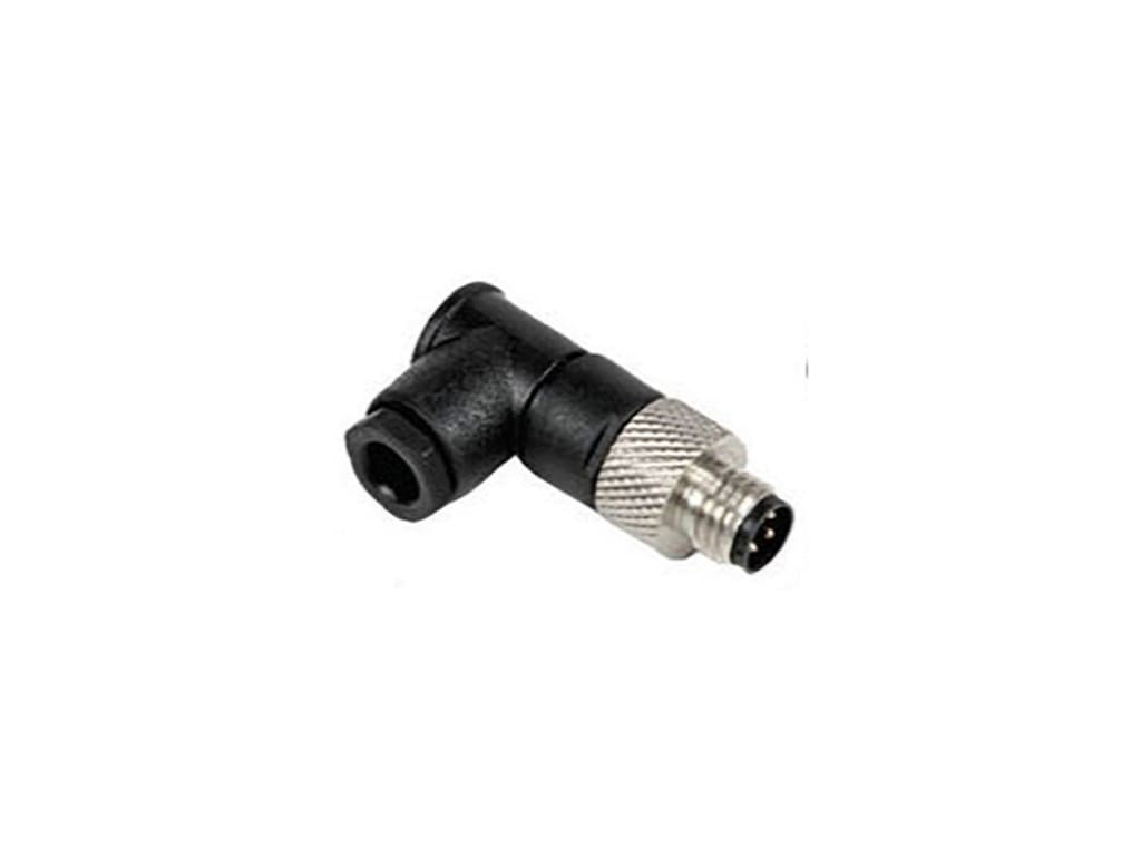 Altech CNM08-R4SP0-BP5 - Field-Wired Conn., M8, Male, 90 Deg, 4-pos, Nut