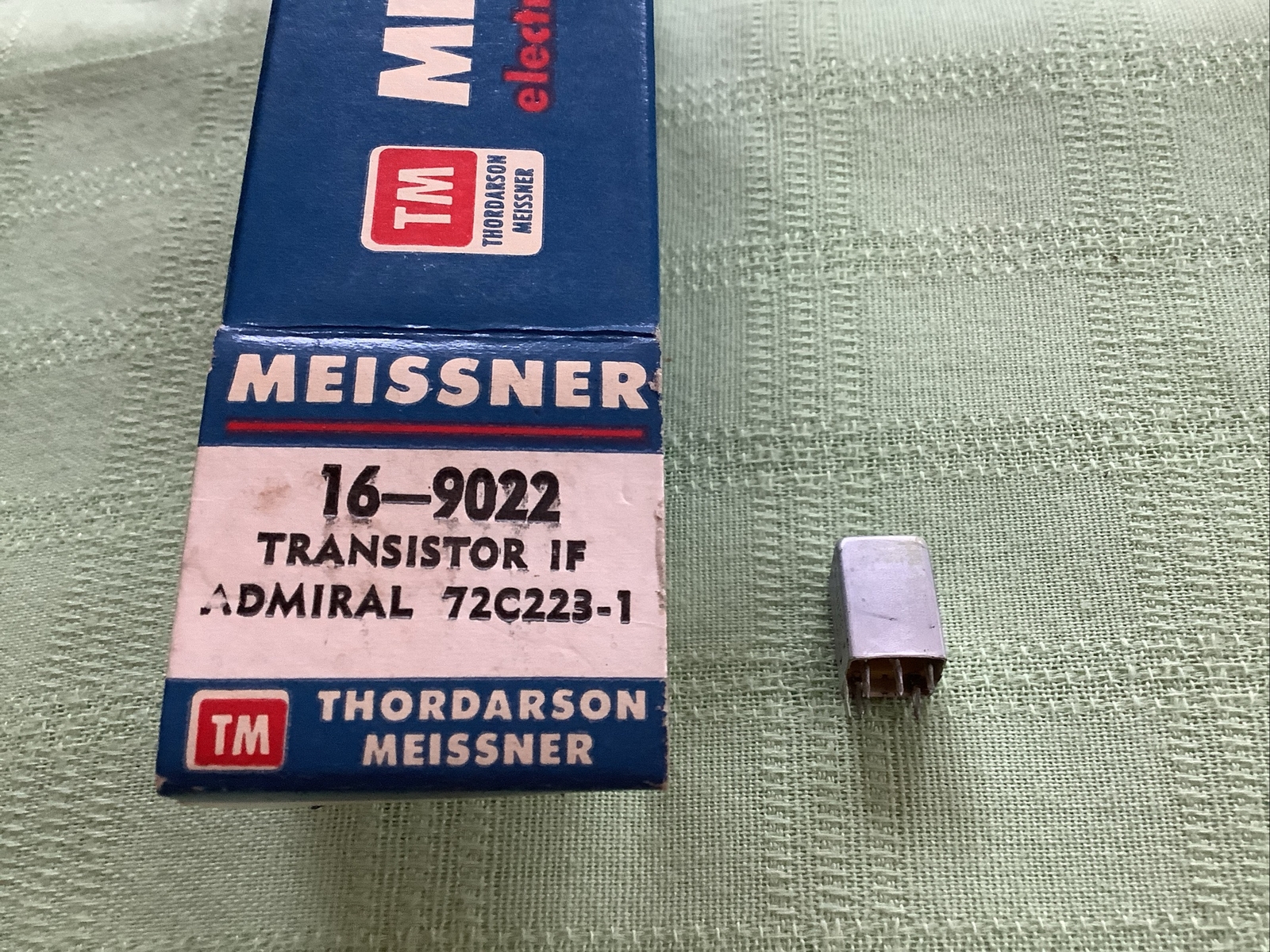 Meissner 16-9022 Transistor Radio IF Transformer (Admiral 72C223-1)