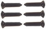 1982 - 1992 Black Sunvisor Support Screw Set-6 Pieces