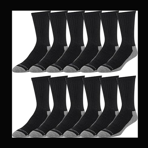 24 Pair x Wells Lamont Mens Size 12-16 Ultimate Work Socks For Steel Toe Boots