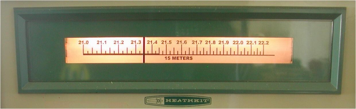 Heathkit replacement HG-10 / HG-10A Dial Scale 464-19